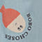 HELLBLAU/ ORANGE/ ECRU
