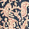 DUNKELBLAU/ BEIGE/ ROT