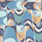 BLUE GRAY/ TURQUOISE/ LIGHT ORANGE