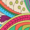 PINK/ GRÜN/ ECRU