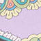 PURPLE/ LIGHT BLUE/ LIGHT YELLOW