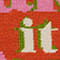 ORANGE/ PINK/ LIGHT GREEN