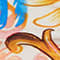 BLAU/ HELLROT/ DUNKELORANGE