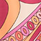 PINK/ CREME/ ORANGE