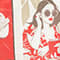 ROT/ CREME/ BEIGE