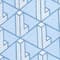 HELLBLAU/ CREME