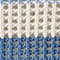 BLAU/ CREME/ BEIGE