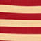 CREAM/ DARK RED