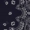 DARK BLUE/ WHITE