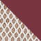 CREAM/ DARK RED/ WHITE