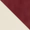ECRU/ DARK RED