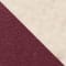 DARK RED/ ECRU