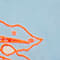 HELLBLAU/ ORANGE