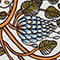 WHITE/ ORANGE/ GREEN