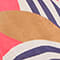 BEIGE/ ORANGE/ DUNKELBLAU