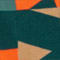 PETROL/ ORANGE/ BEIGE