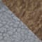 BEIGE/ BRAUN/ HELLBLAU
