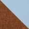 MARRON/ BLEU CLAIR