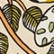 LIGHT ORANGE/ GREEN/ BLACK