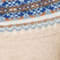 CREME/ COGNAC/ BLAU