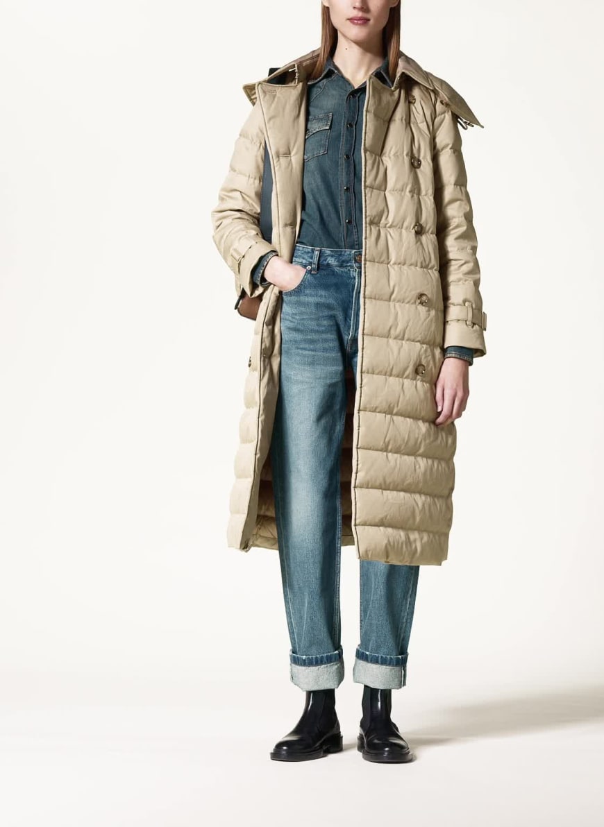 Burberry top detachable hood